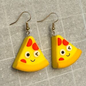 5/$25 You Want a Pizza Me Novelty Handmade Earrings